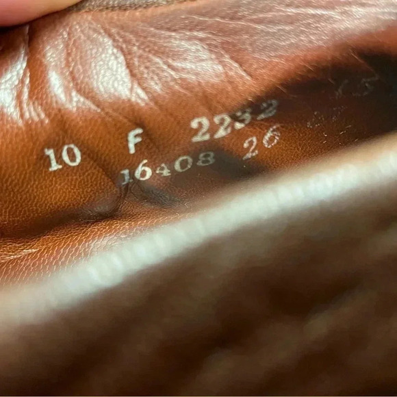 Dack’s Brown Baffin Seal Skin Oxford Shoes Size 10 - Picture 12 of 12